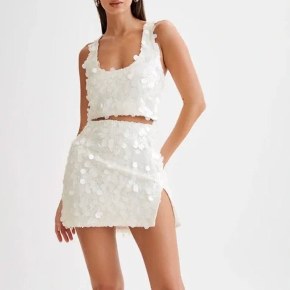 Meshki Maude Transparent Sequin Set